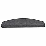vidaXL Tapis d'escalier 15 Pièces Anthracite 65x24x4 cm