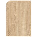 vidaXL Meubles TV muraux 2 Pièces chêne sonoma 40 5x30x40 cm