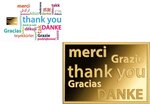 Pièce de monnaie en Or 3000 Francs g 0.031 (1/1000 oz) Millésime 2025 Gold Gift THANK YOU 1/1000