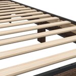 vidaXL Cadre de lit sans matelas chêne marron 90x200 cm