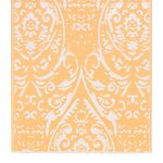 vidaXL Tapis d'extérieur Orange et blanc 160x230 cm PP