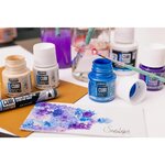 Marqueur Acrylique Setacolor Spécial Cuir Mat Satiné Extra Fine Blanc Pur x 5 PÉBÉO