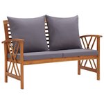 Salon de jardin meuble d'extérieur ensemble de mobilier 3 pièces avec coussins bois d'acacia solide 02_0015927
