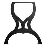 vidaXL Pied de banc 2 Pièces Cadre en X Fonte
