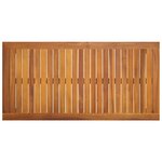 vidaXL Table de jardin 110x55x67 cm Bois d'acacia solide