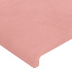 vidaXL Cadre de lit sans matelas rose 160x200 cm velours