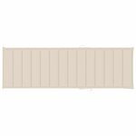 vidaXL Chaise longue avec coussin Bois d'acacia solide