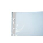 Sachet De 50 Pochettes Perforées Polypropylène Lisse Haute Qualité 9/100e - A4 - Cristal - X 20 - Exacompta