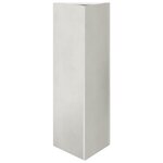 vidaXL Jardinières 2 Pièces triangulaire 30x26x75 cm acier inoxydable