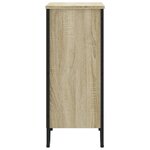 vidaXL Bibliothèque chêne sonoma 80x31x74 5 cm bois d'ingénierie