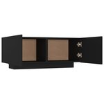 vidaXL Meuble TV Noir 100x35x40 cm Aggloméré