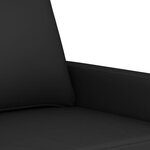 vidaXL Fauteuil Noir 60 cm Velours