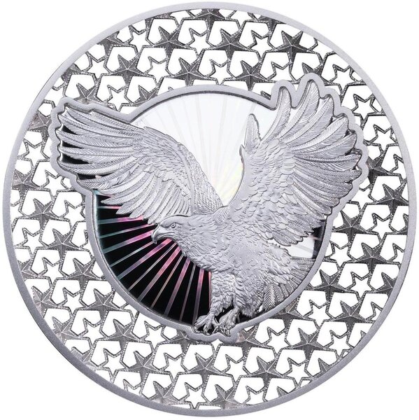 Pièce de monnaie en Argent 5 Dollars g 62.2 (2 oz) Millésime 2025 FILIGREE AMERICAN EAGLE