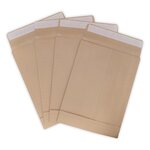 Lot de 50 enveloppes pochettes kraft armé à soufflet marron 280 x 365 + 50 mm