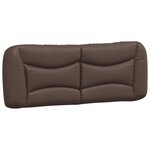 vidaXL Cadre de lit avec LED sans matelas marron 120x200 cm