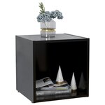 vidaXL Meubles TV 4 Pièces noir 37x35x37 cm bois d’ingénierie