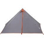 vidaXL Tente familiale tipi 7 personnes orange imperméable