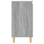 vidaXL Buffet Sonoma gris 60x35x70 cm Bois d'ingénierie
