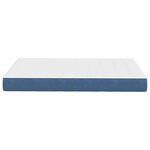 Matelas à ressorts ensachés vidaXL Bleu Medium 120x200x20 cm en tissu