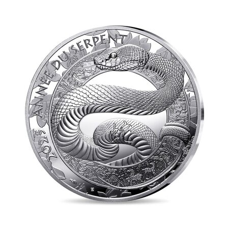 Année du serpent - Monnaie de 10€ Argent