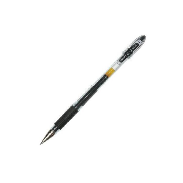 Stylo à bille G1 GRIP pointe large encre gel noire x 12 PILOT