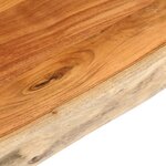 vidaXL Dessus de table 140x60x2 5cm rectangulaire bois massif d'acacia