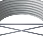 vidaXL Lit surélevé de jardin Acier enduit de poudre Anthracite
