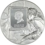 Pièce de monnaie en Argent 10 Dollars g 62.2 (2 oz) Millésime 2024 Masters of Art CIT AUGUSTE RENOIR