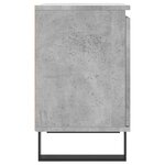 vidaXL Table de chevet gris béton 40x30x50 cm bois d'ingénierie