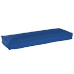 vidaXL Coussin de banc bleu royal 120x40x8 cm en tissu Oxford