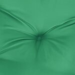 vidaXL Coussins de chaise à dossier haut lot de 2 vert tissu oxford