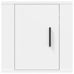 vidaXL Meubles TV muraux 2 Pièces Blanc 40x34 5x40 cm