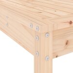 vidaXL Ensemble de bar de jardin 3 Pièces bois de pin massif