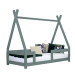 Lit cabane enfant NAKANA 90 x 190 vert sauge