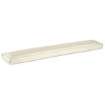 vidaXL Coussin de Palette pour Banc Crème 200x40x8 cm Tissu Oxford