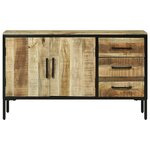 vidaXL Buffet 110x30x70 cm en Bois de Manguier Massif