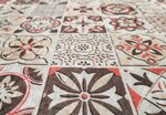 Tapis de Cuisine carreaux de Ciment 60 x 90 cm - Orange