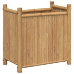 vidaXL Jardinière 50x30x50 cm bambou