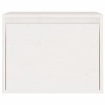 vidaXL Meubles TV 7 Pièces Blanc Bois massif de pin