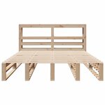 vidaXL Cadre de lit sans matelas 160x200 cm bois massif de pin