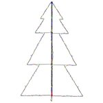 vidaXL Arbre de Noël cône 200 LED d'intérieur/d'extérieur 98x150 cm