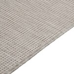 vidaXL Tapis à tissage plat d'extérieur 120x170 cm Taupe