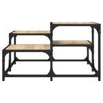 vidaXL Table basse chêne sonoma 68x68x40 cm bois d'ingénierie