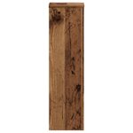 vidaXL Supports pour plantes 2 Pièces vieux bois bois d'ingénierie