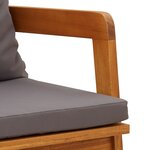 vidaXL Chaises de jardin 2 Pièces 59 5x65x71 5 cm Bois massif