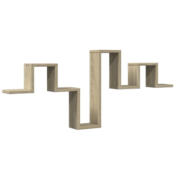 vidaXL Étagère murale chêne sonoma 104 5x10x43 cm bois d'ingénierie