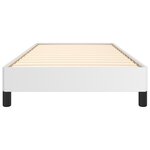 vidaXL Cadre de lit sans matelas blanc 90x200 cm similicuir