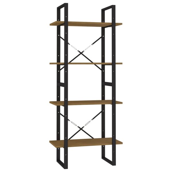 vidaXL Bibliothèque à 4 niveaux 60x30x140 cm bois de pin massif