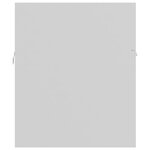 vidaXL Ensemble de meubles de salle de bain 2 Pièces Blanc Aggloméré