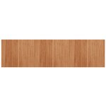 vidaXL Tapis rectangulaire naturel 80x300 cm bambou